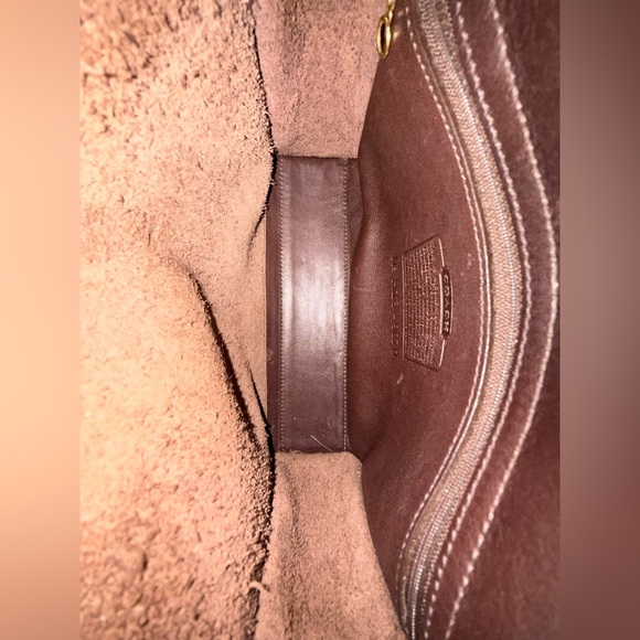 Vintage Coach Court Bag 9870 in Mahogany - Picture 6 of 7